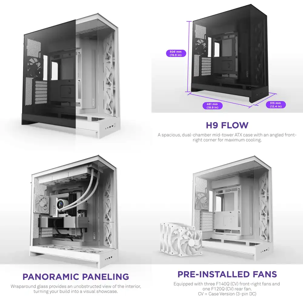 Pc Gaming Nz - 2025 New NZ/XT H9 Flow Black