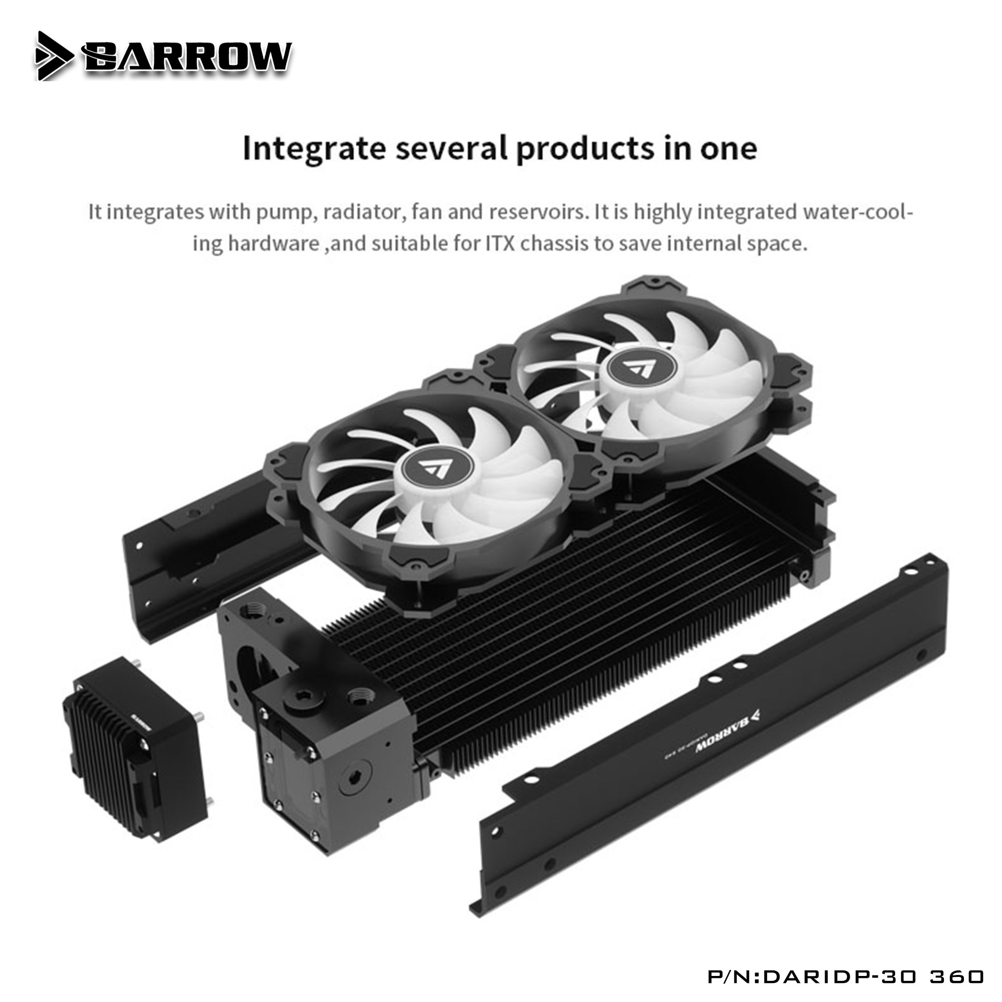 Pc Gaming Case - Barrow DARIDP-30 PC Water Cooling Kit