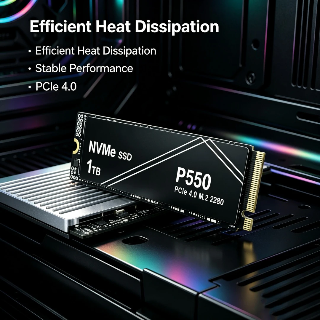 New P550 M.2 2280 PCIe4 NVMe S - Pc Gaming News review and price