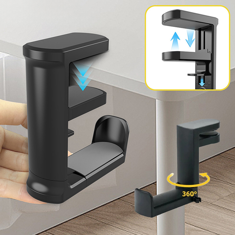 No Punch Table Clip Hook Earph - Headset Stand review and price