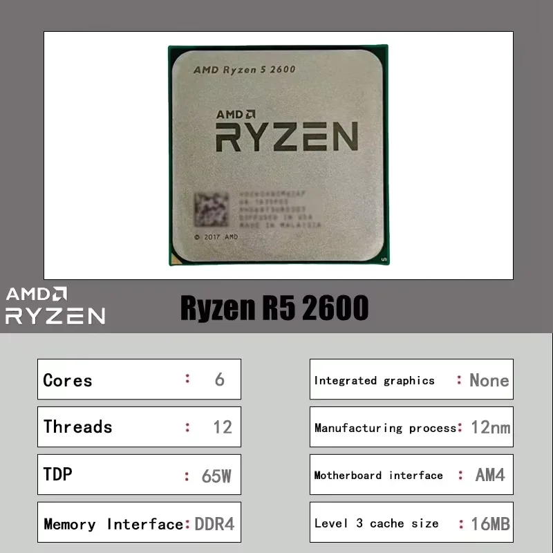AMD Ryzen 5 2600 Entry Level D - Pc Gaming Entry Level review and price