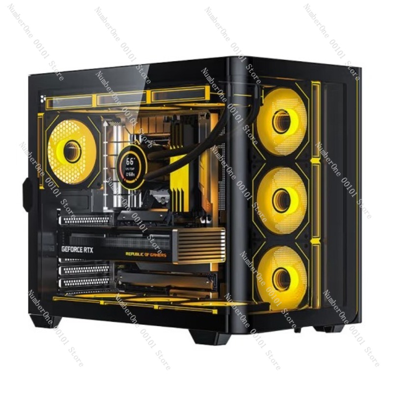Panoramic Curved Glass Desktop - Pc Gaming Case review and price