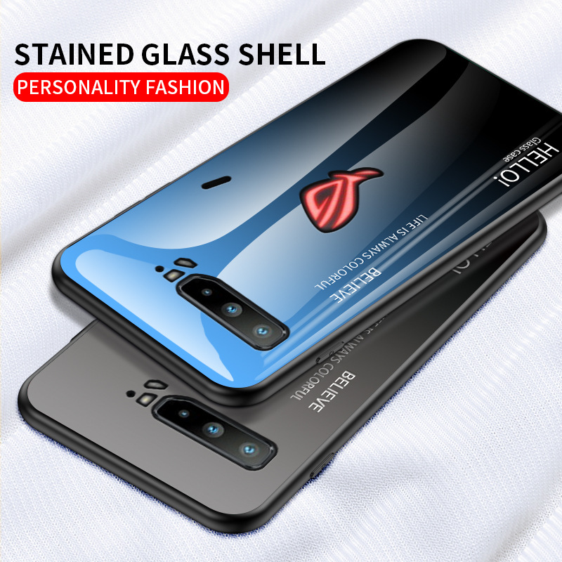 Gradient Tempered Glass Case f - Pc Gaming Asus Rog review and price