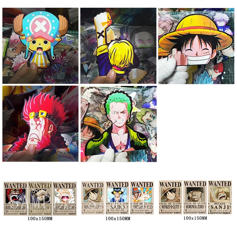 ONE PIECE 3D Lenticular Sticke - Pc Gaming Anime review and price