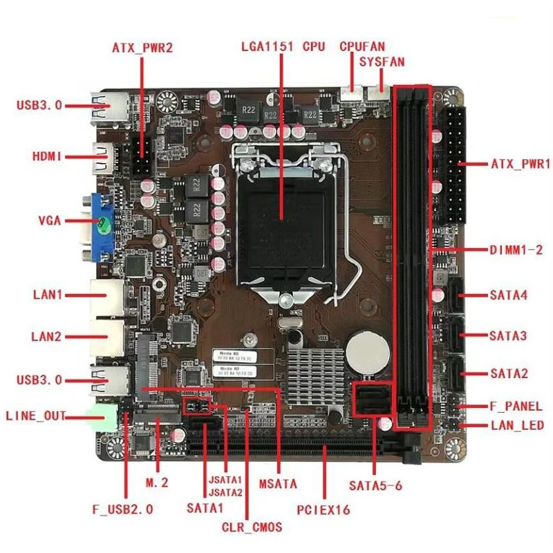 B365 Mini-ITX Motherboard LGA  - Pc Gaming Video review and price