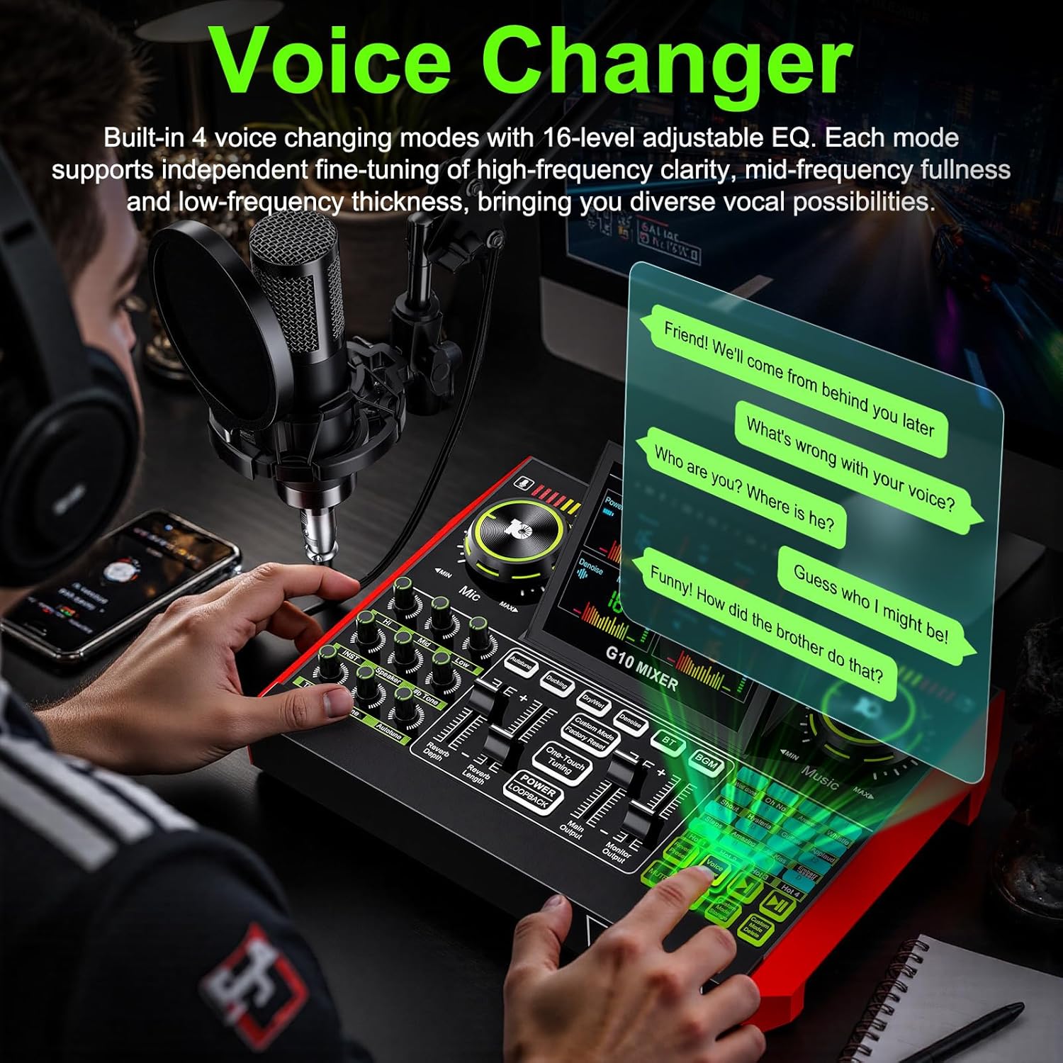 Tenlamp G10 Live Streaming Aud - Pc Gaming Video review and price