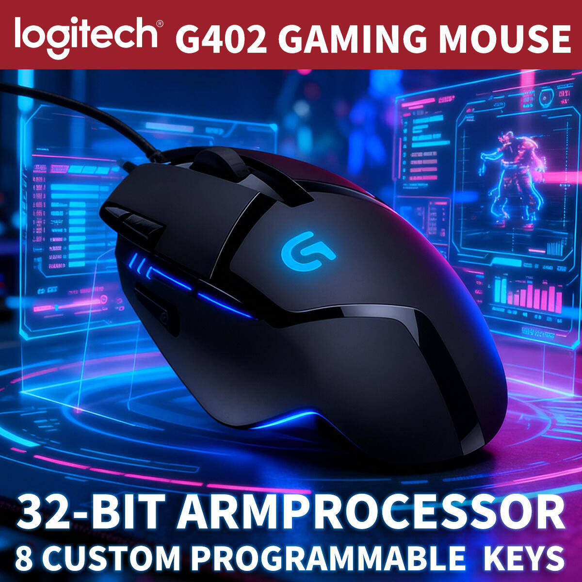 Logitech G402 Hyperion Fury Ga - Pc Gaming Entry Level review and price