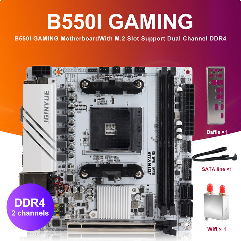 JINGYUE B550I GAMING Motherboa - Pc Gaming Video review and price