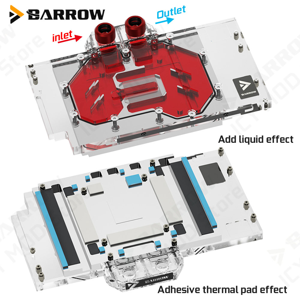 Barrow Display Card Water Cool - Pc Gaming Rtx review and price