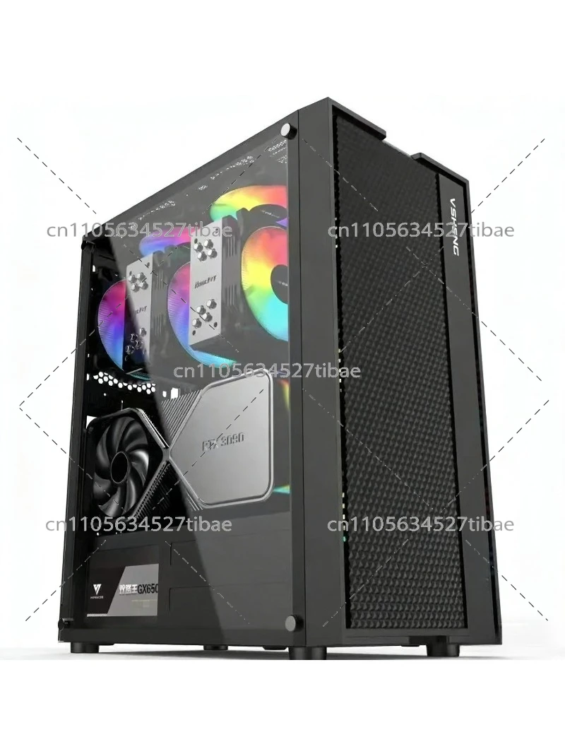 Black E-ATX Computer Case with - Pc Gaming Cpu review and price