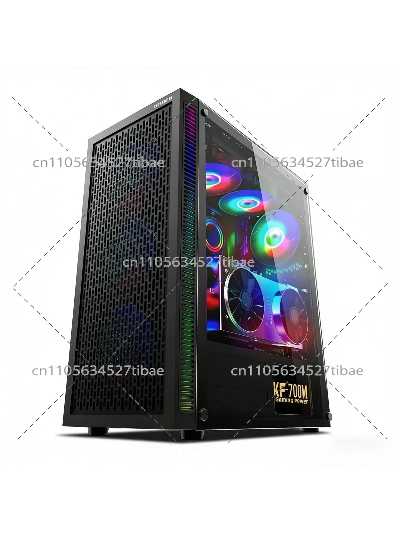 Black E-ATX Computer Case with - Pc Gaming Cpu review and price