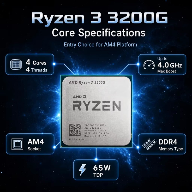 Entry Level Desktop APU 4 Core - Pc Gaming Entry Level review and price